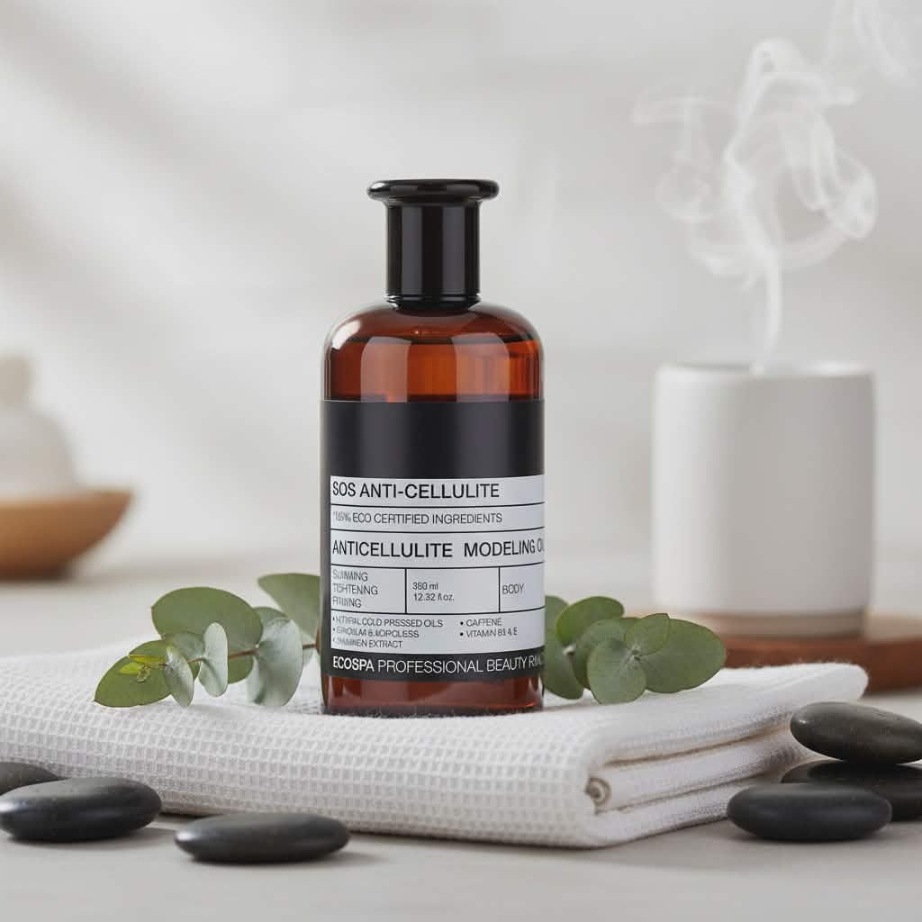 Tselluliidivastane modelleeriv õli tugevdab naha salenemis- ja kurnatusprotsesse ning silub nahka. Rasvarakud pehmenevad ja nahakude terveneb.