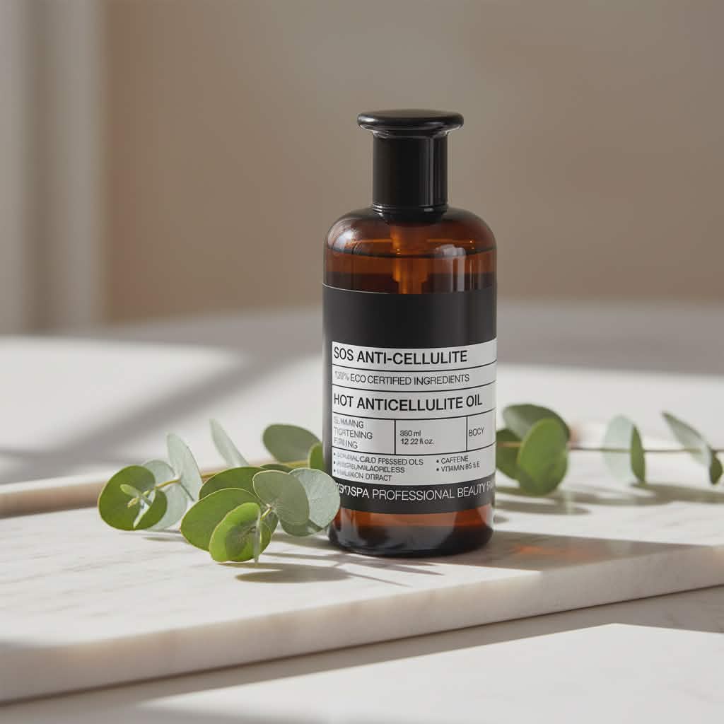 Tselluliidivastane soojendav õli on aktiivne toode kogu kehale, mõjutab kudesid sügavalt. Kompleks suurendab rasvu lõhustavaid protsesse rasvadepoodes.