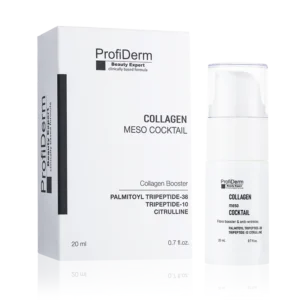 Kollageeni mesokokteil on karbis olev pumbaga tuub, 20 ml.